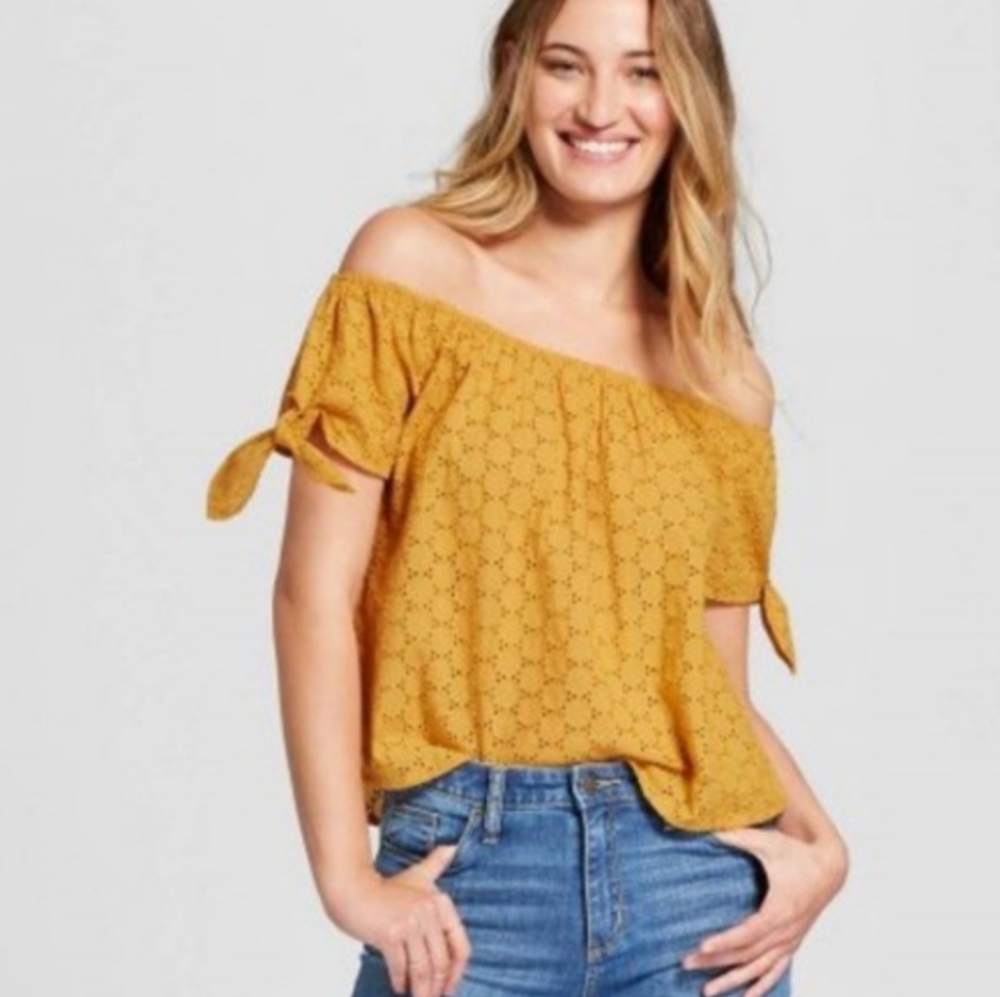 Universal Thread 2xl Eyelet Peasant Boho Blouse